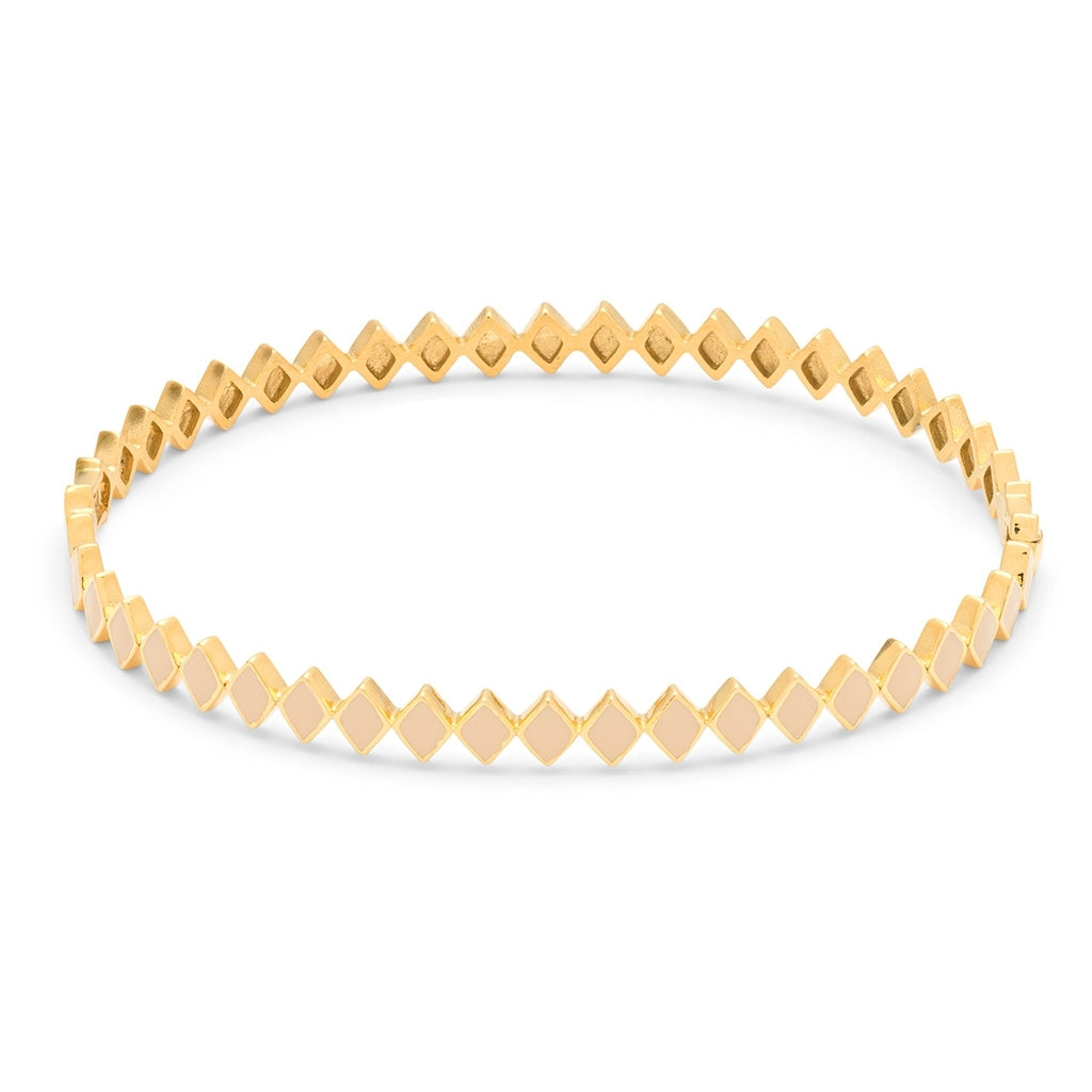 LULU Copenhagen Confetti Bangle - Vergoldetes Bracelets Buttercream