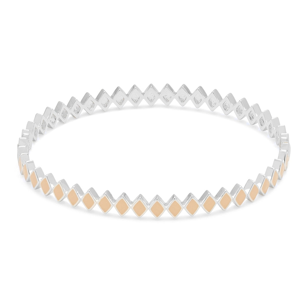 LULU Copenhagen Confetti Bangle - Versilbert Bracelets Buttercream
