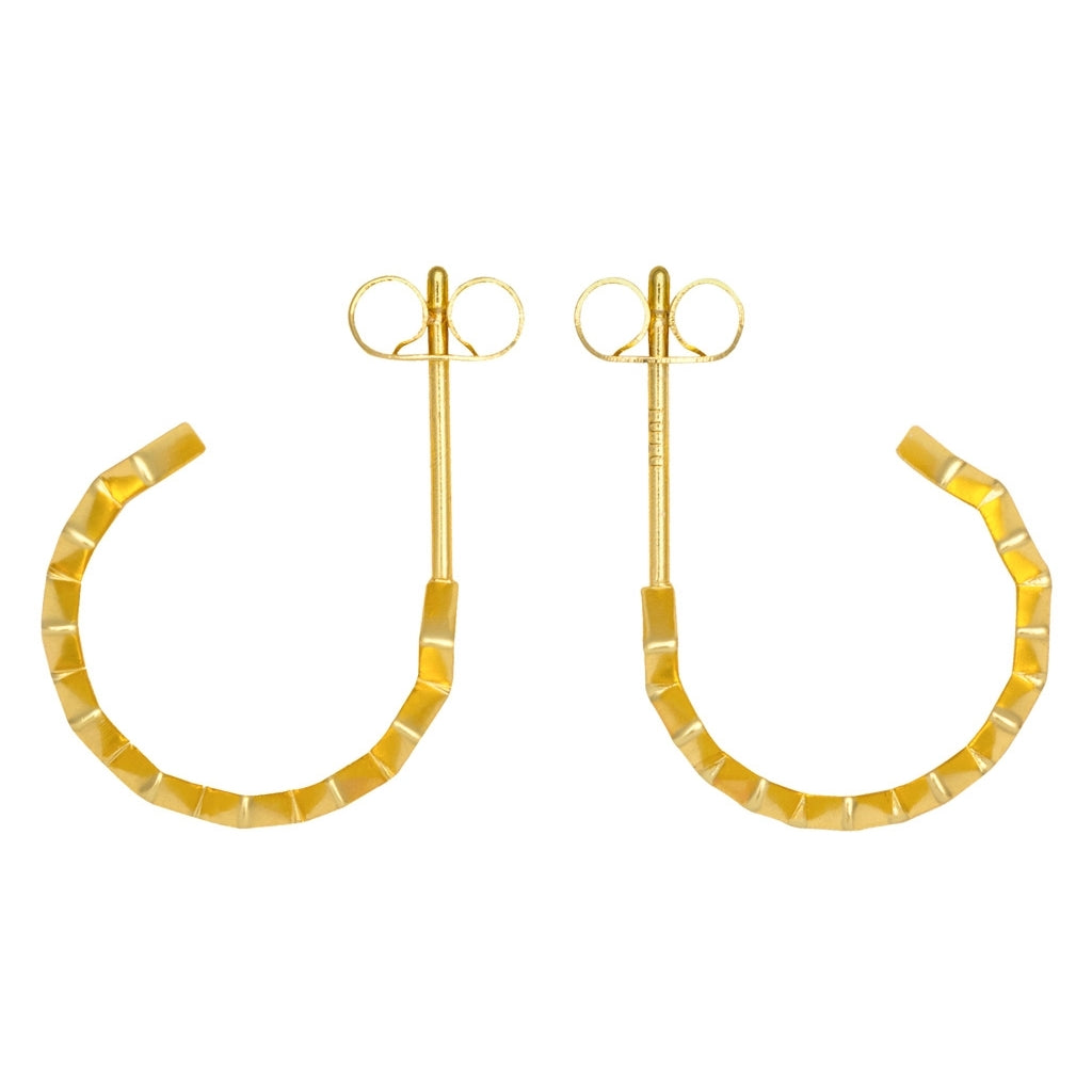 LULU Copenhagen Confetti Creolen Paar vergoldetes Hoops Hellrosa