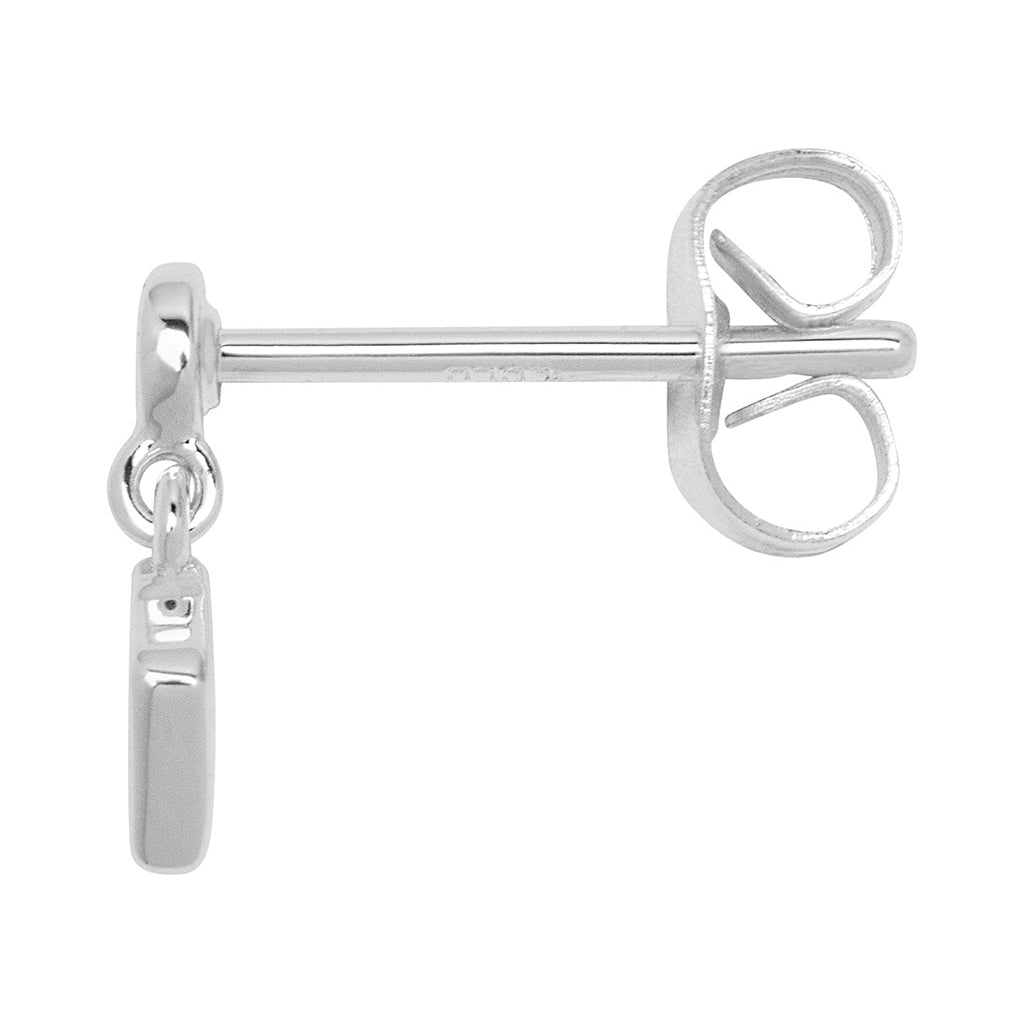 LULU Copenhagen Confetti Dangling Ohrring 1 stück versilbert Ear stud, 1 pcs Burnt Coral