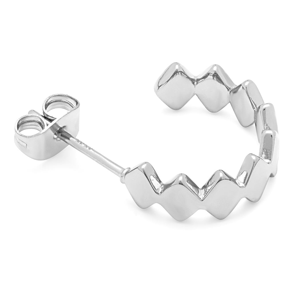 LULU Copenhagen Confetti Hoops versilbert Hoops Silver Plated