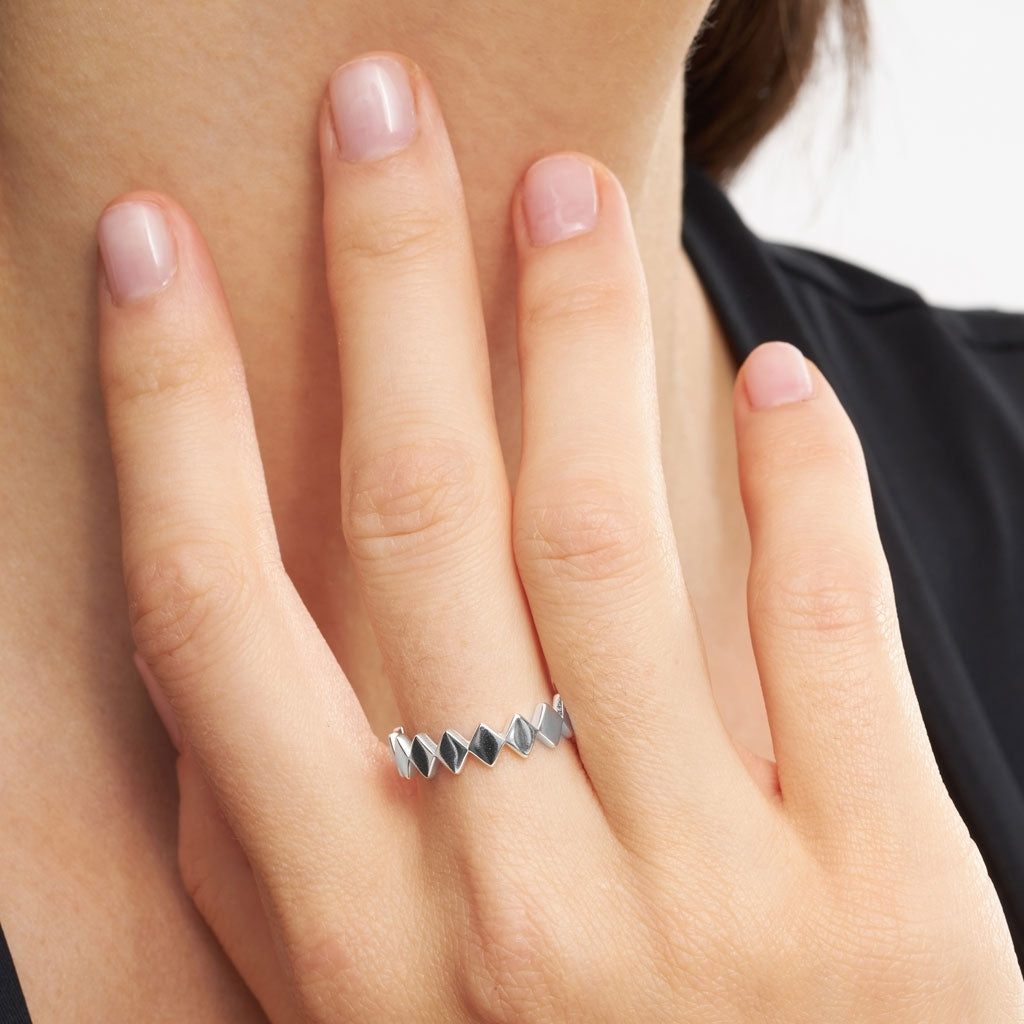 LULU Copenhagen Confetti Ring Sterlingsilber, 50 % recycelt. Rings Silber