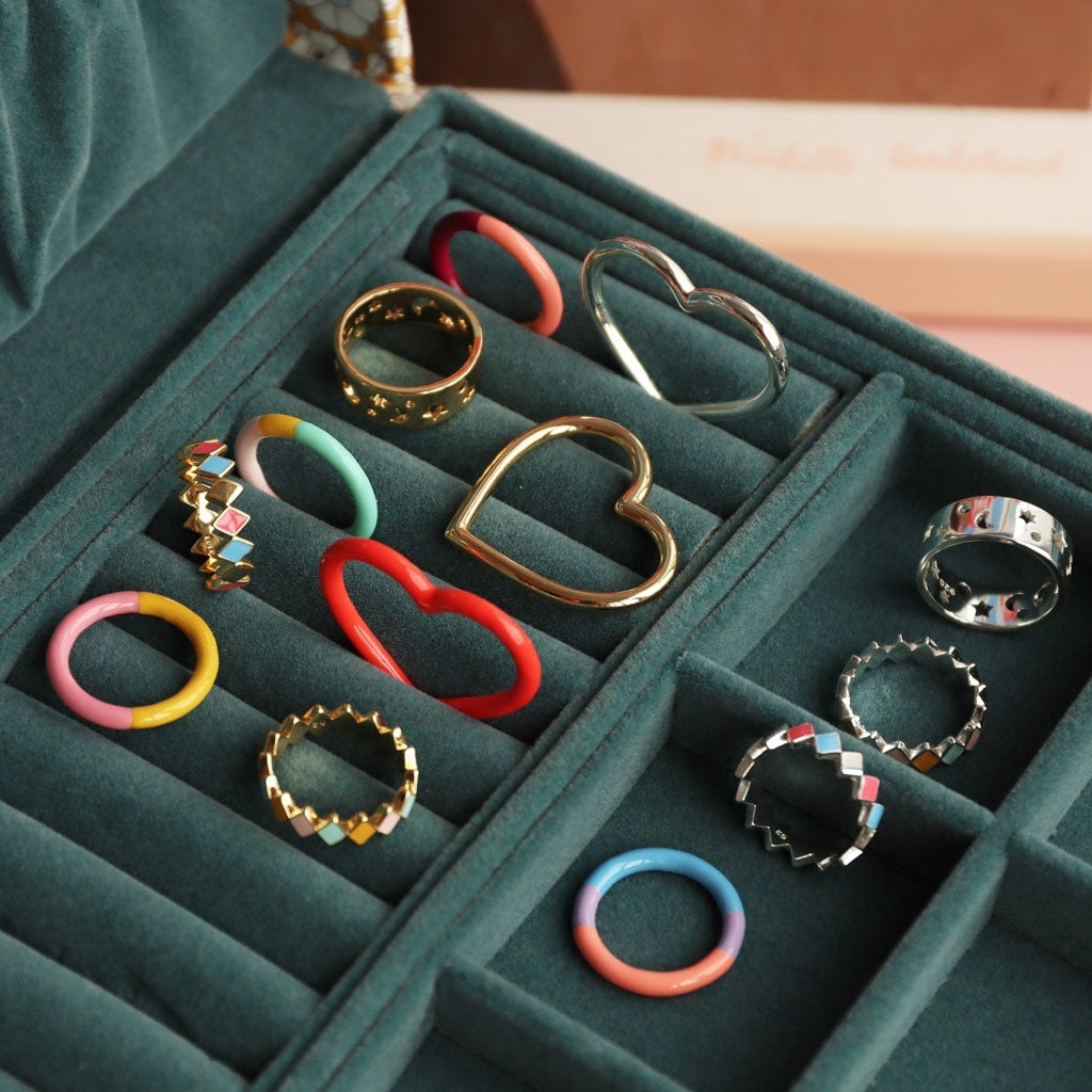 LULU Copenhagen Confetti Ring vergoldet Rings Gloaming