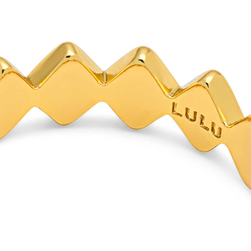 LULU Copenhagen Confetti Ring vergoldet Rings Vergoldet