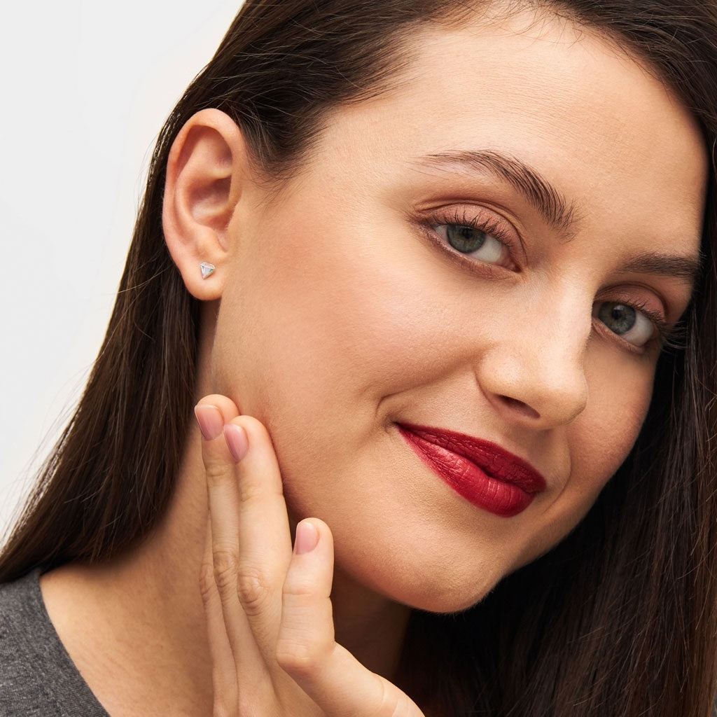 LULU Copenhagen Diamond Cut Small Ohrring 1 stück Ear stud, 1 pcs Multi