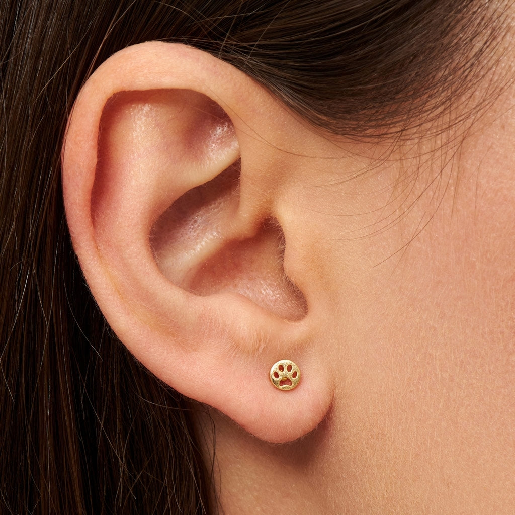 LULU Copenhagen Dog Ohrring 1 stück Ear stud, 1 pcs Vergoldet