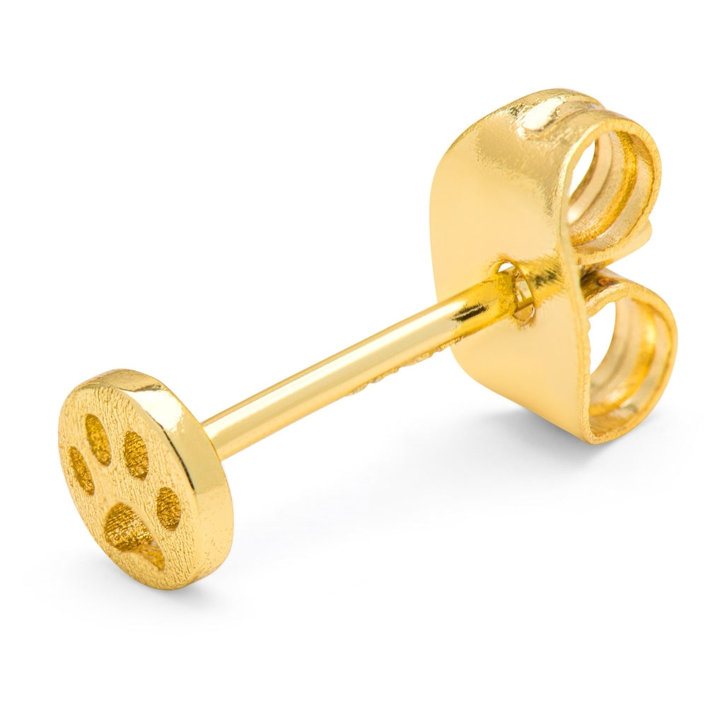 LULU Copenhagen Dog Ohrring 1 stück Ear stud, 1 pcs Vergoldet