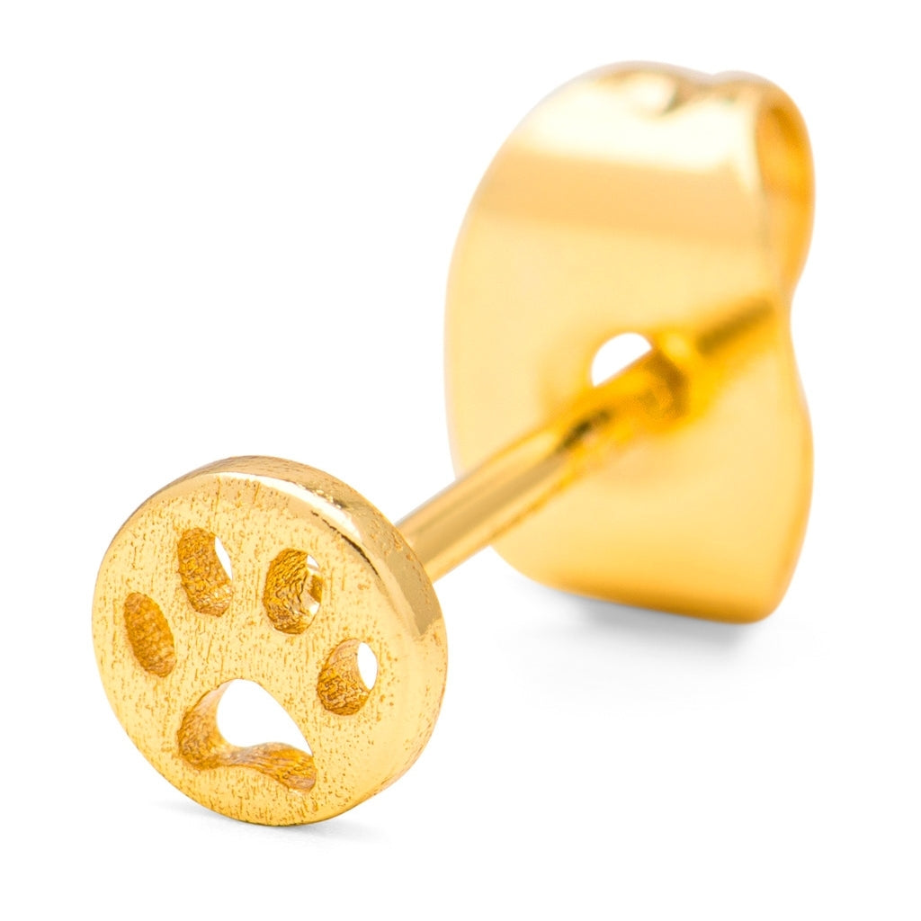 LULU Copenhagen Dog Ohrring 1 stück Ear stud, 1 pcs Vergoldet