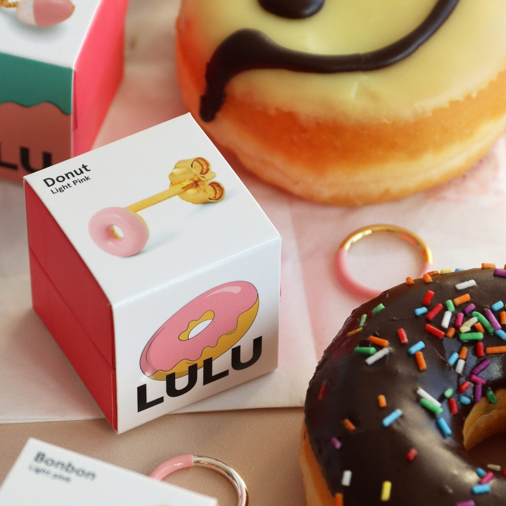 LULU Copenhagen Donut Ohrring 1 stück Ear stud, 1 pcs Vergoldet