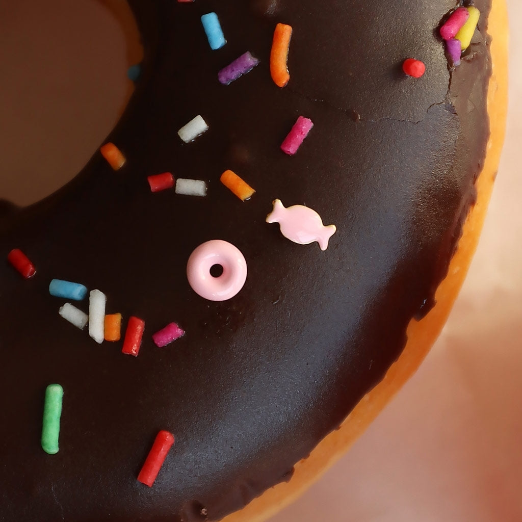 LULU Copenhagen Donut Ohrring 1 stück Ear stud, 1 pcs Hellrosa