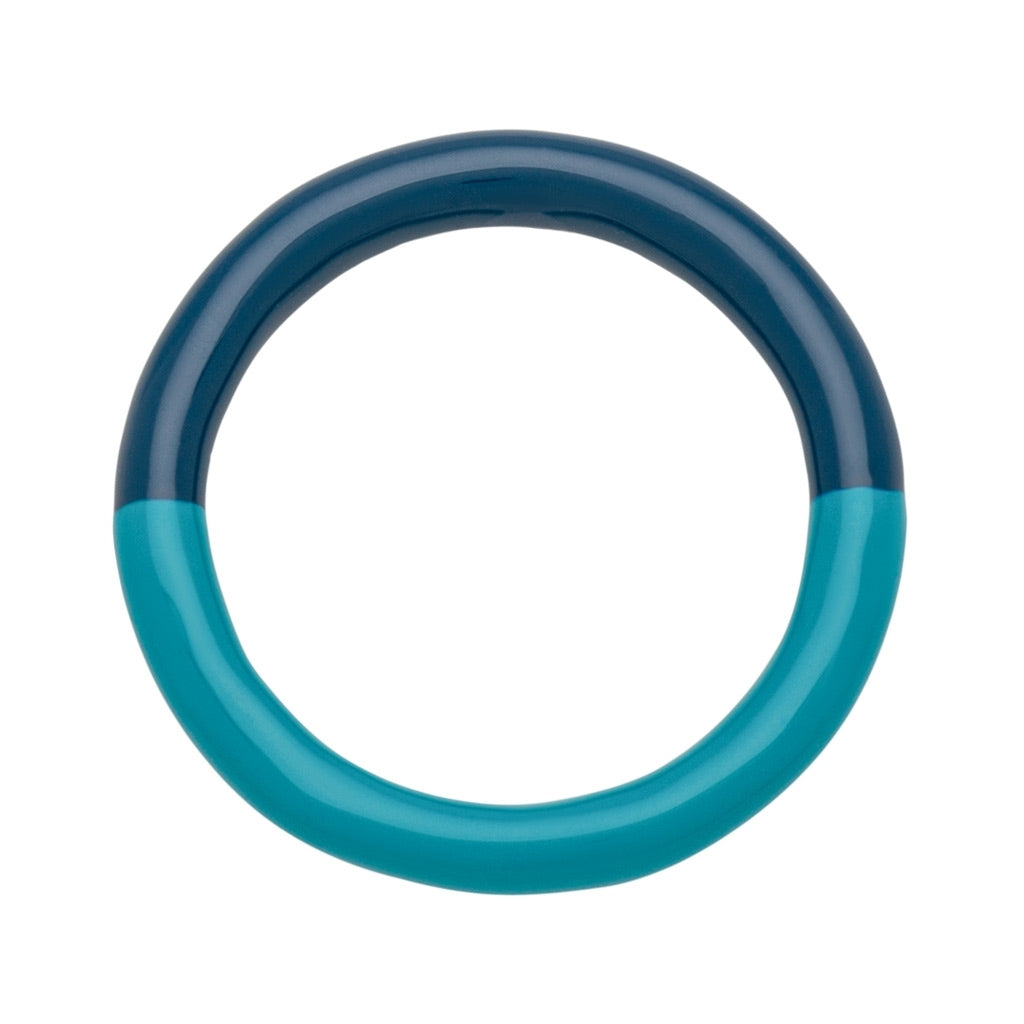 LULU Copenhagen Double Color Ring Rings Retro Dark Blue/Retro Blue