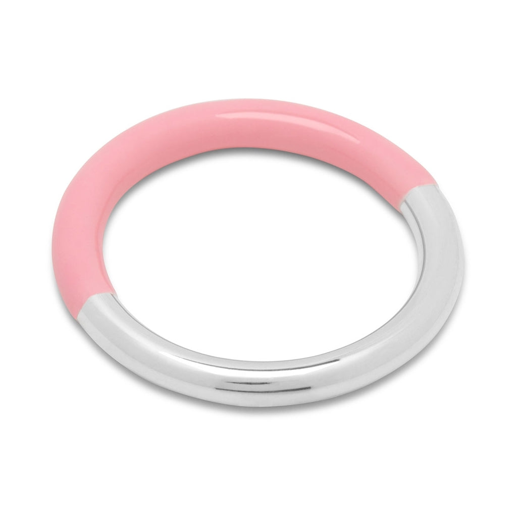 LULU Copenhagen Double Color Ring silber Rings Silver/Light Pink