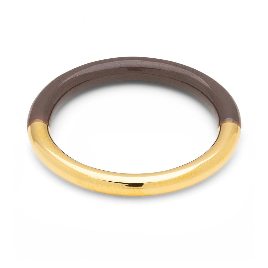 LULU Copenhagen Double Color Ring vergoldet Rings Cocoa Powder
