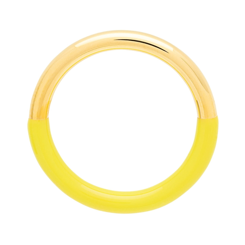 LULU Copenhagen Double Color Ring vergoldet Rings Wild Lime