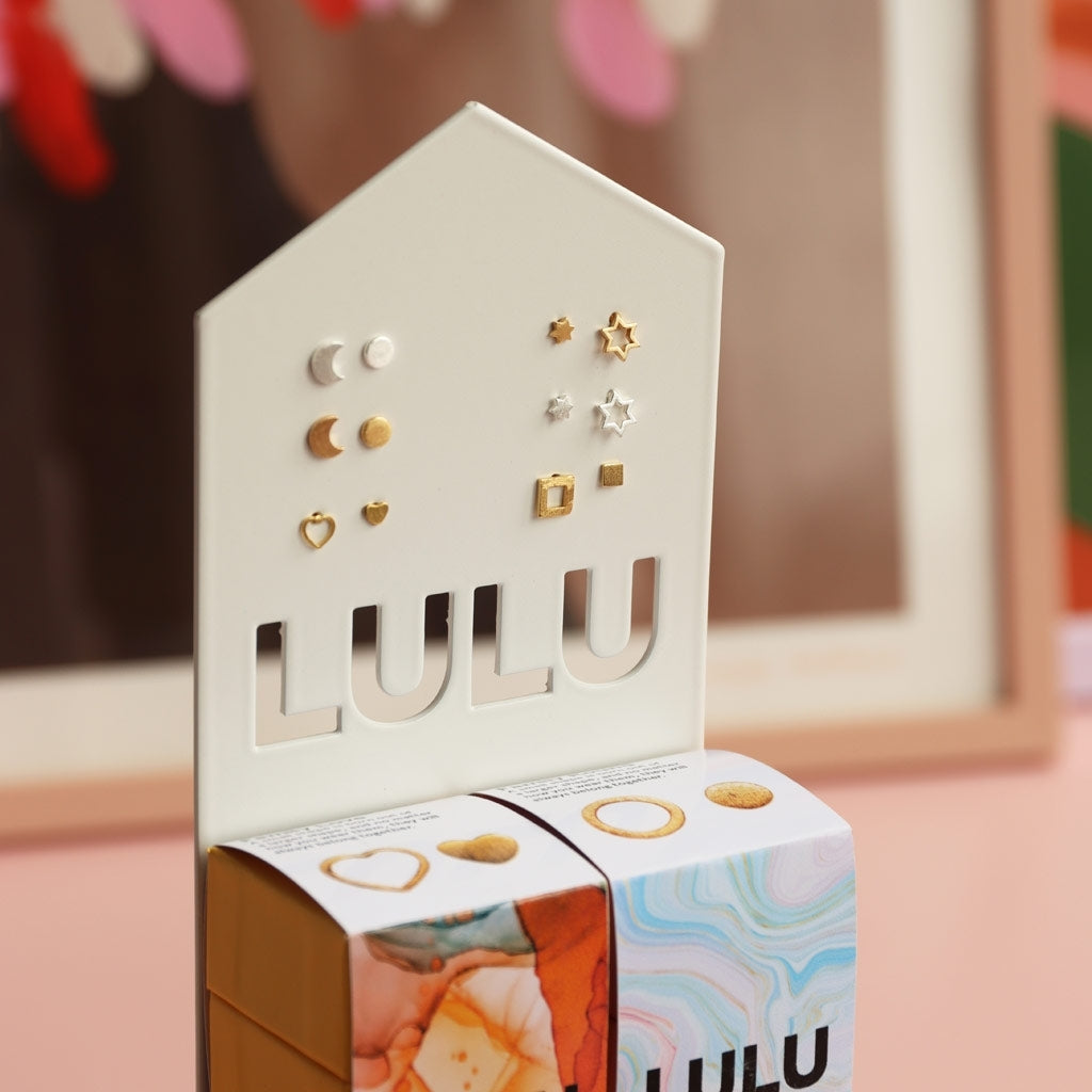 LULU Copenhagen Family Star Ohrringe paar Earrings, pairs Vergoldet