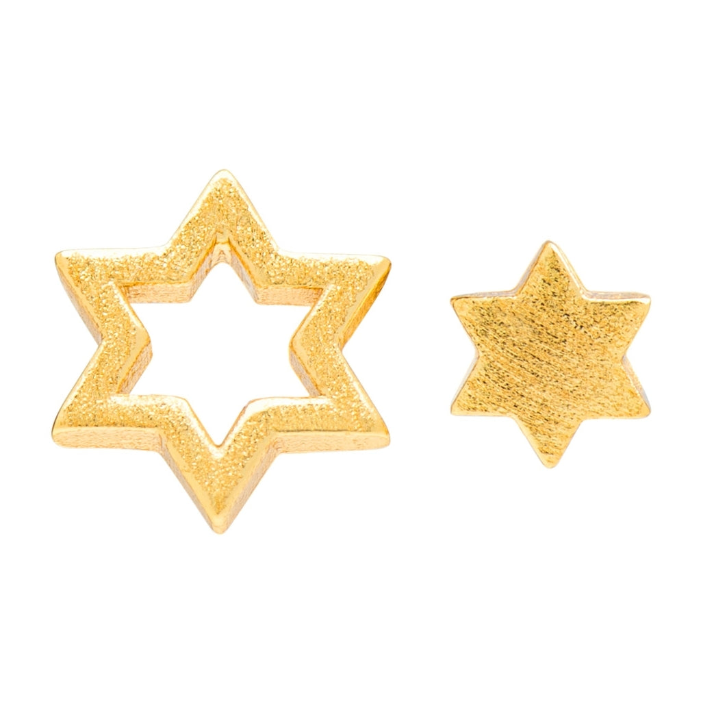 LULU Copenhagen Family Star Ohrringe paar Earrings, pairs Vergoldet