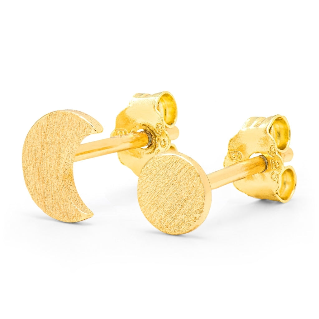 LULU Copenhagen Family To The Moon And Back Ohrringe paar Earrings, pairs Vergoldet
