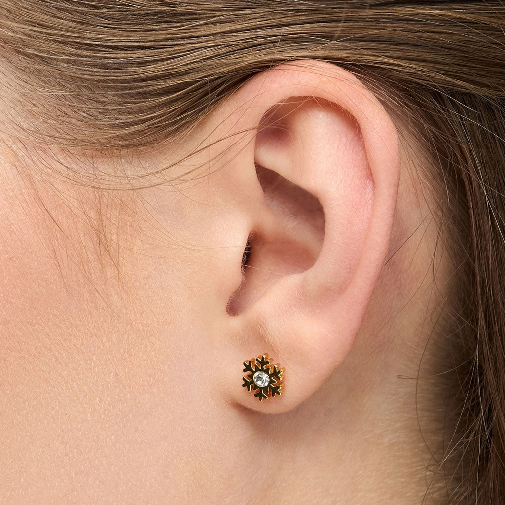 LULU Copenhagen Flake Ohrring 1 pcs Ear stud, 1 pcs Vergoldet