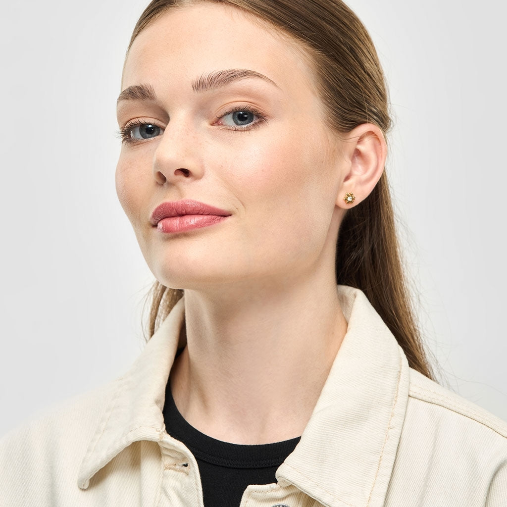 LULU Copenhagen Flake Ohrring 1 pcs Ear stud, 1 pcs Vergoldet