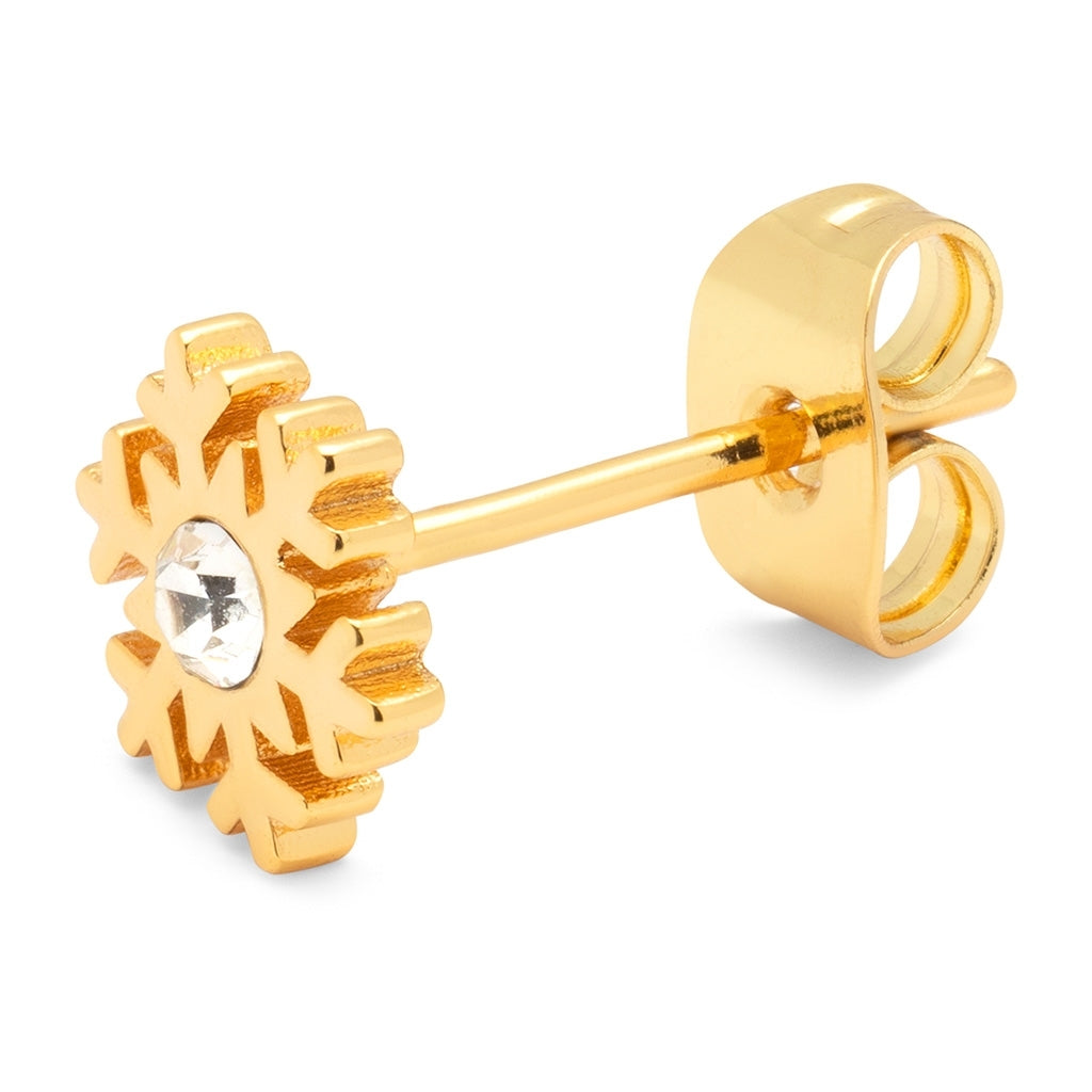 LULU Copenhagen Flake Ohrring 1 pcs Ear stud, 1 pcs Vergoldet