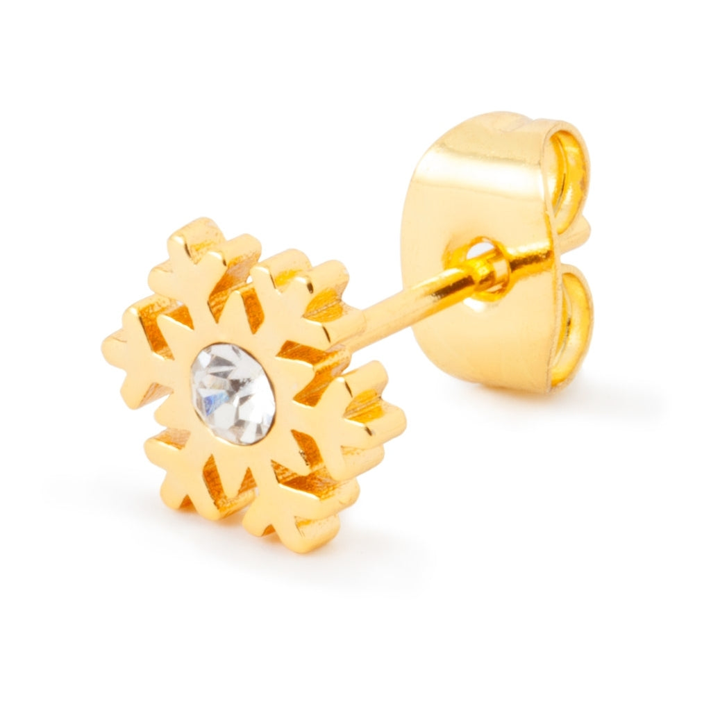 LULU Copenhagen Flake Ohrring 1 pcs Ear stud, 1 pcs Vergoldet