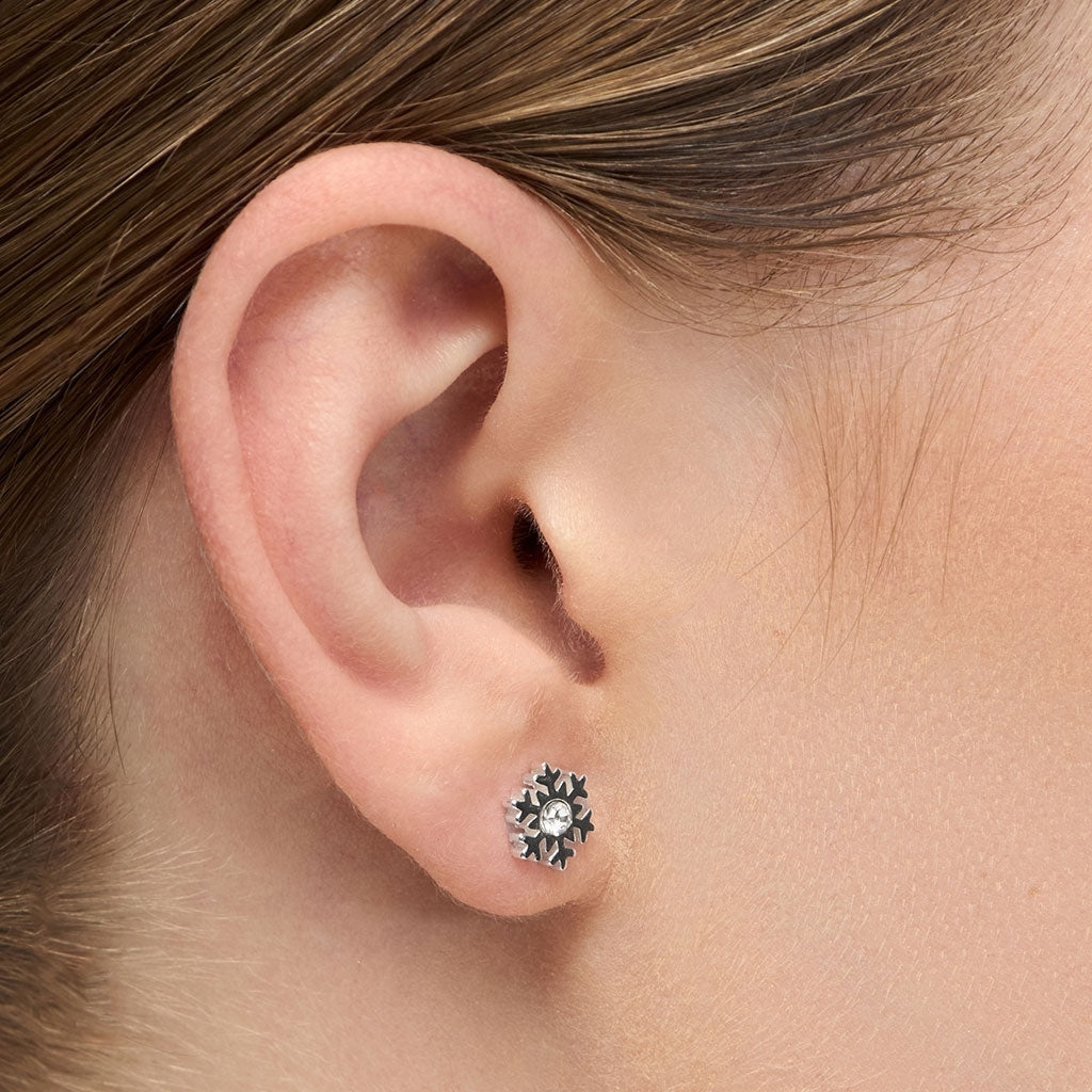LULU Copenhagen Flake Ohrring 1 pcs Ear stud, 1 pcs Silver Plated