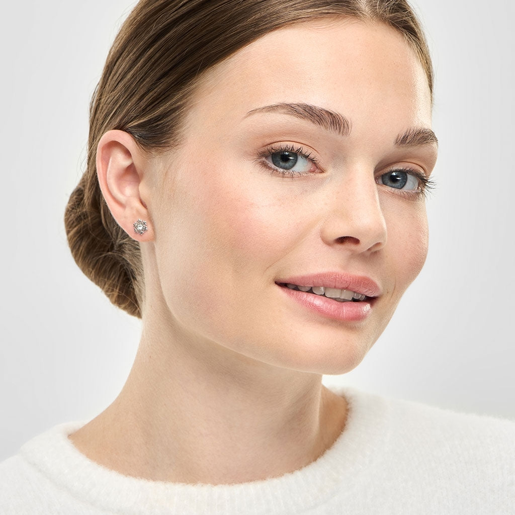 LULU Copenhagen Flake Ohrring 1 pcs Ear stud, 1 pcs Silver Plated