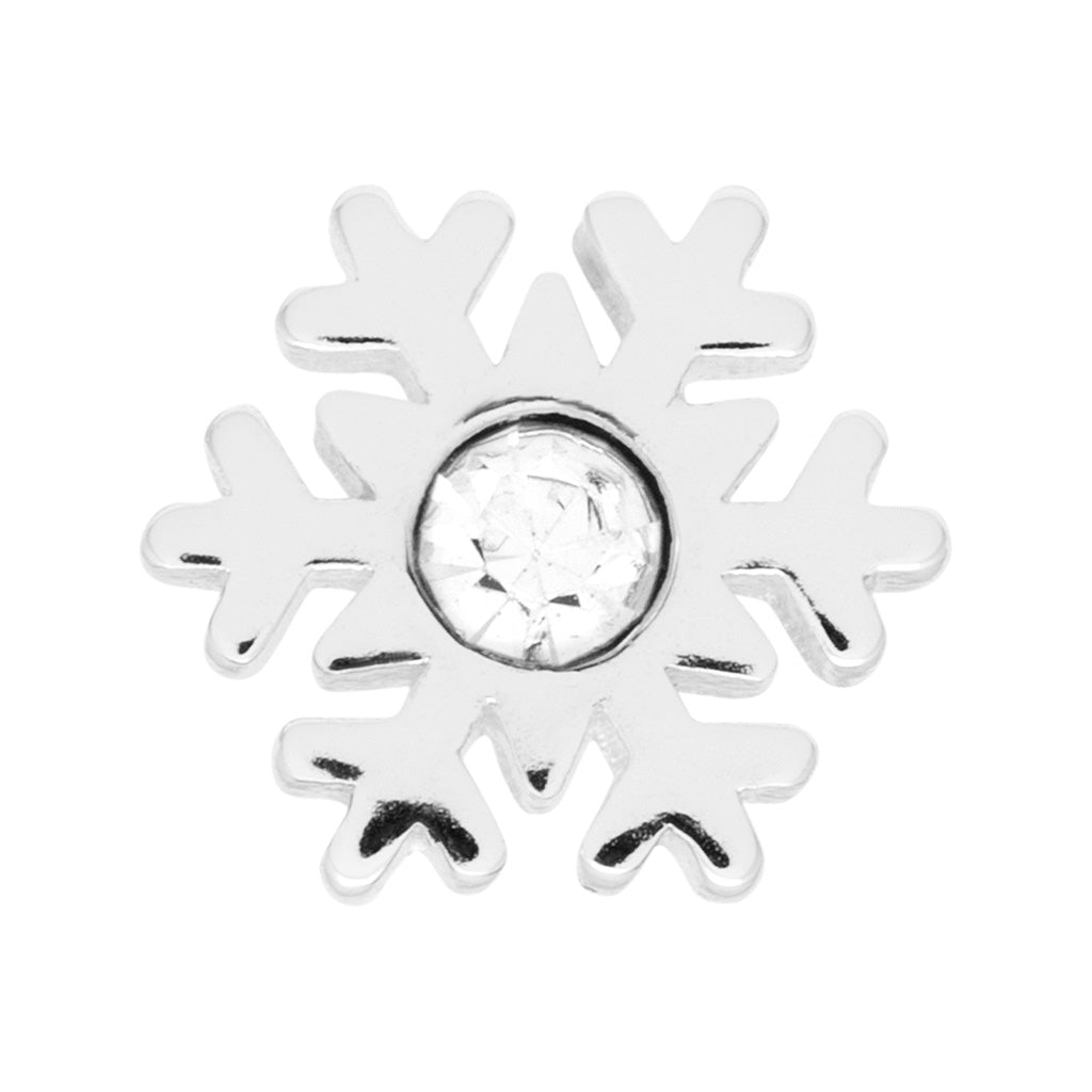 LULU Copenhagen Flake Ohrring 1 pcs Ear stud, 1 pcs Silver Plated