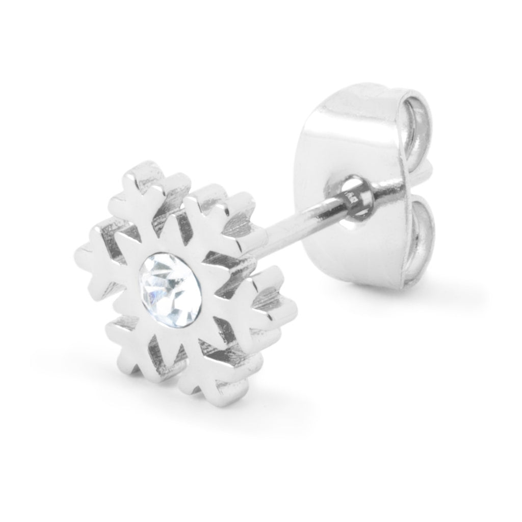 LULU Copenhagen Flake Ohrring 1 pcs Ear stud, 1 pcs Silver Plated