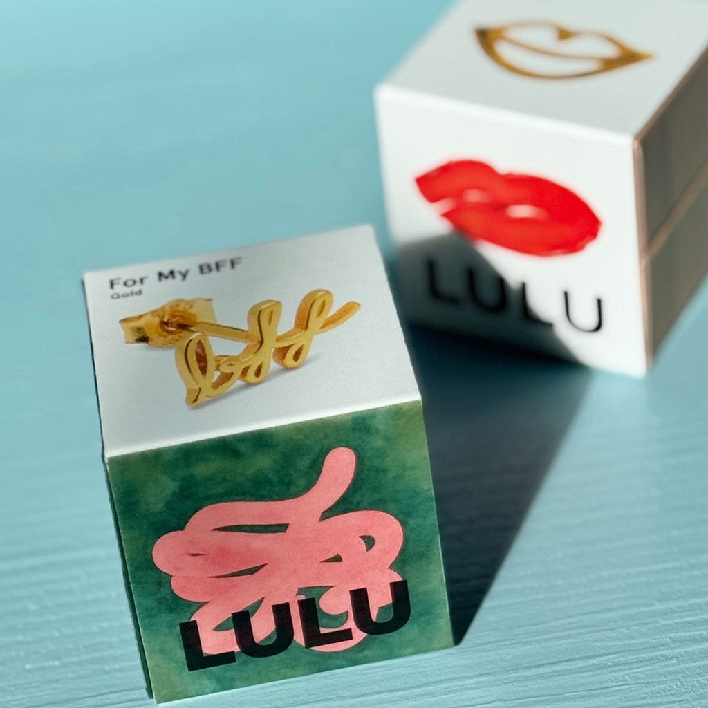 LULU Copenhagen For My Bff Ohrring 1 stück Ear stud, 1 pcs Vergoldet
