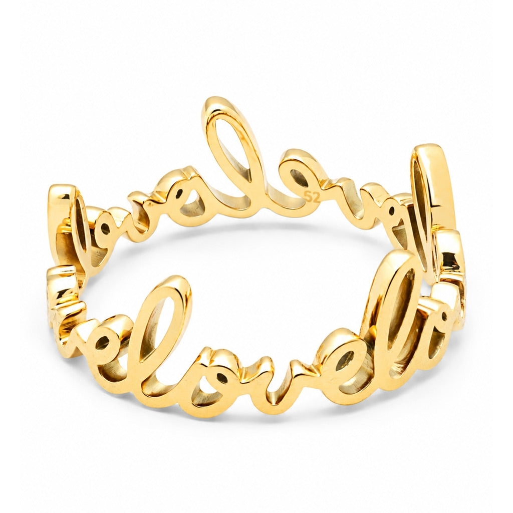 LULU Copenhagen For My Love Ring Rings Vergoldet