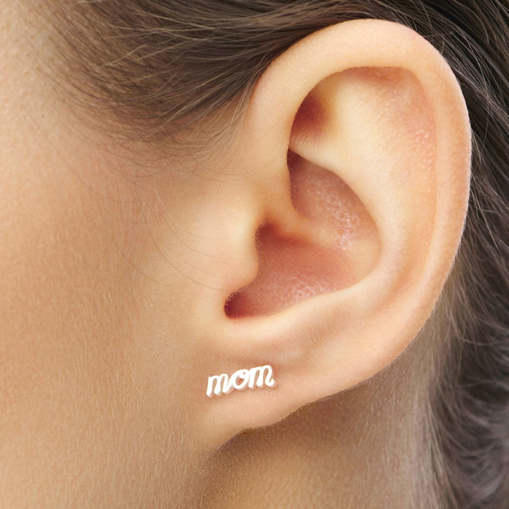 LULU Copenhagen For My Mom Ohrring 1 stück Ear stud, 1 pcs Silber