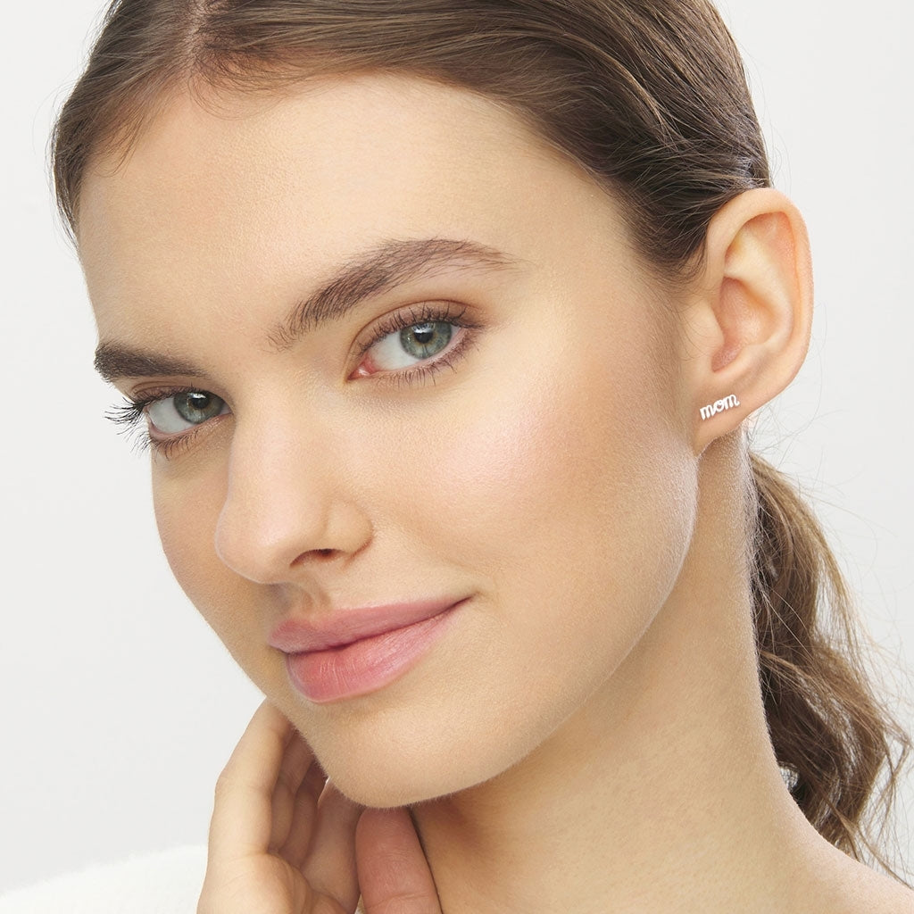 LULU Copenhagen For My Mom Ohrring 1 stück Ear stud, 1 pcs Silber