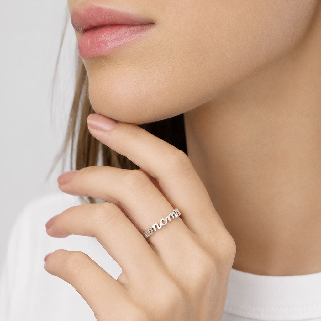 LULU Copenhagen For My Mom Ring Rings Silber