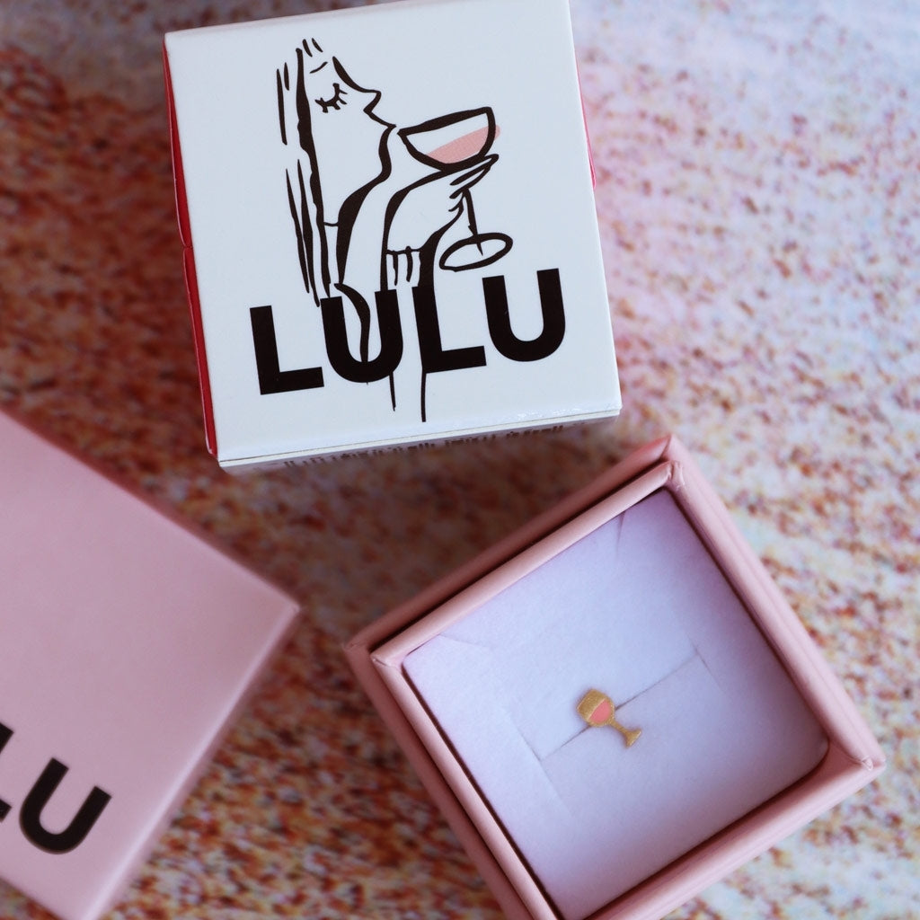 LULU Copenhagen Friday Rosé Ohrring 1 stück Ear stud, 1 pcs Vergoldet