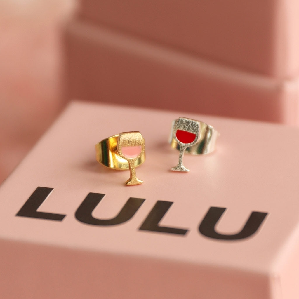 LULU Copenhagen Friday Rosé Ohrring 1 stück Ear stud, 1 pcs Vergoldet