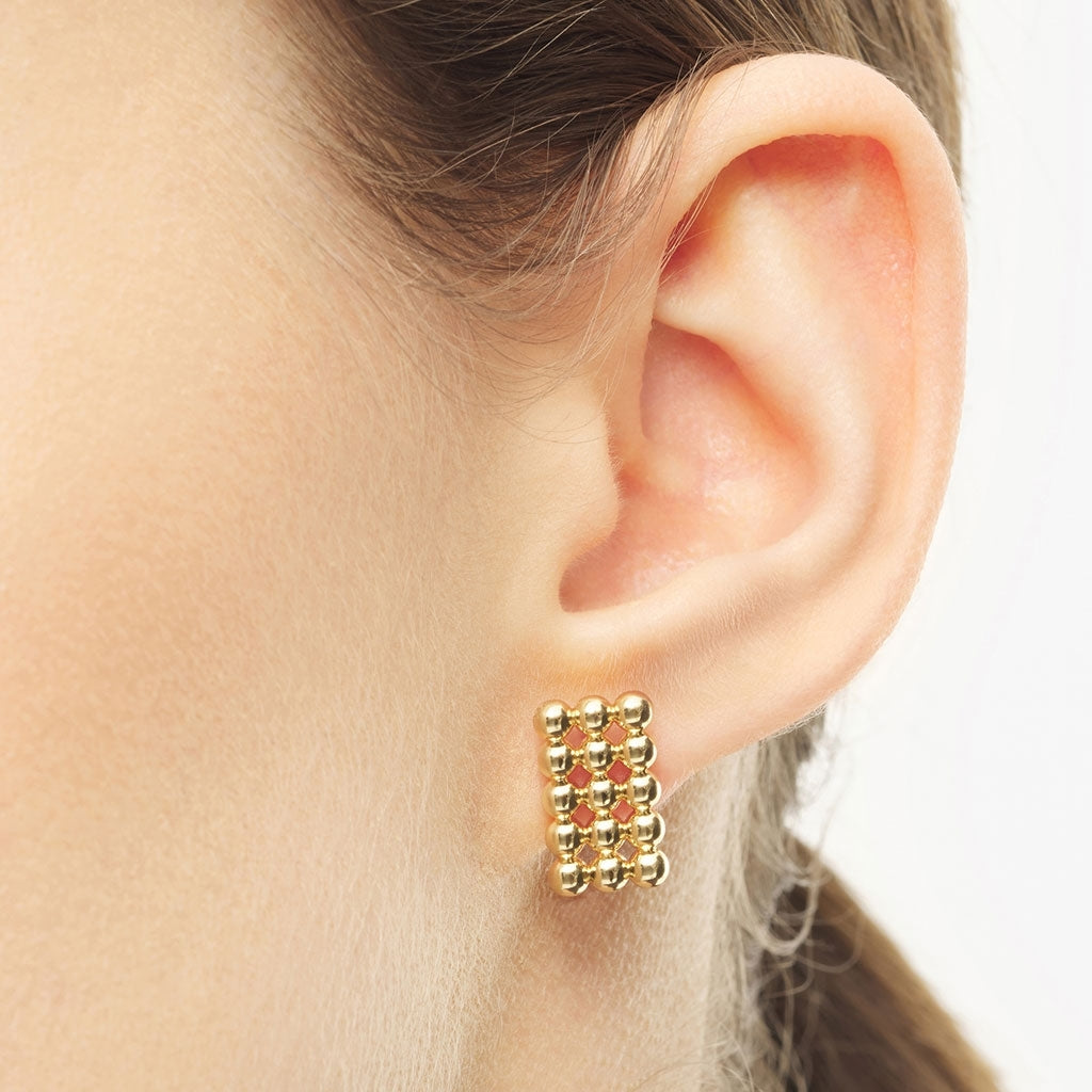 LULU Copenhagen Glamour Ohrring 1 stück Ear stud, 1 pcs Vergoldet