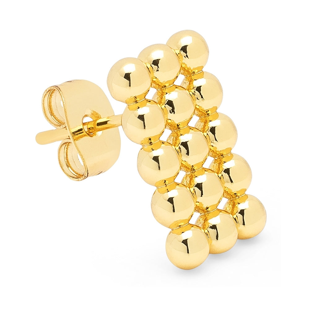 LULU Copenhagen Glamour Ohrring 1 stück Ear stud, 1 pcs Vergoldet