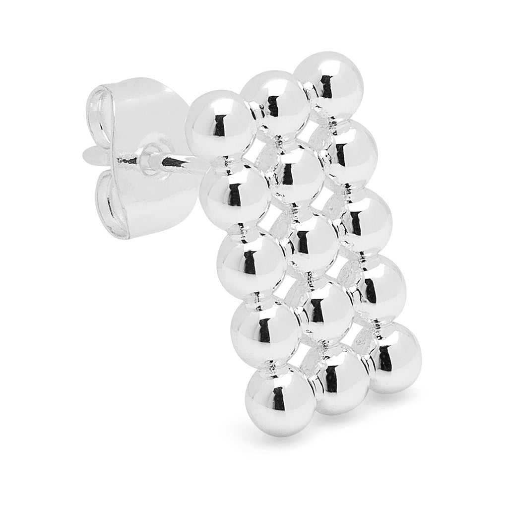 LULU Copenhagen Glamour Ohrring 1 stück Ear stud, 1 pcs Silver Plated