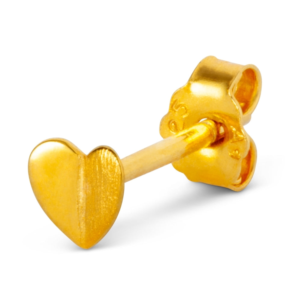 LULU Copenhagen Heart Wings Ohrring 1 stück Ear stud, 1 pcs Vergoldet