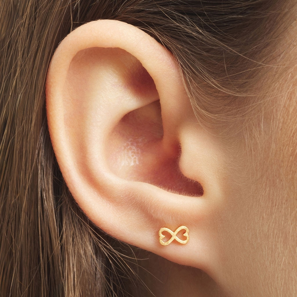 LULU Copenhagen Infinite Love 1 stück Ear stud, 1 pcs Vergoldet