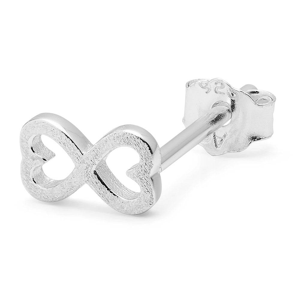 LULU Copenhagen Infinite Love 1 stück Ear stud, 1 pcs Silber