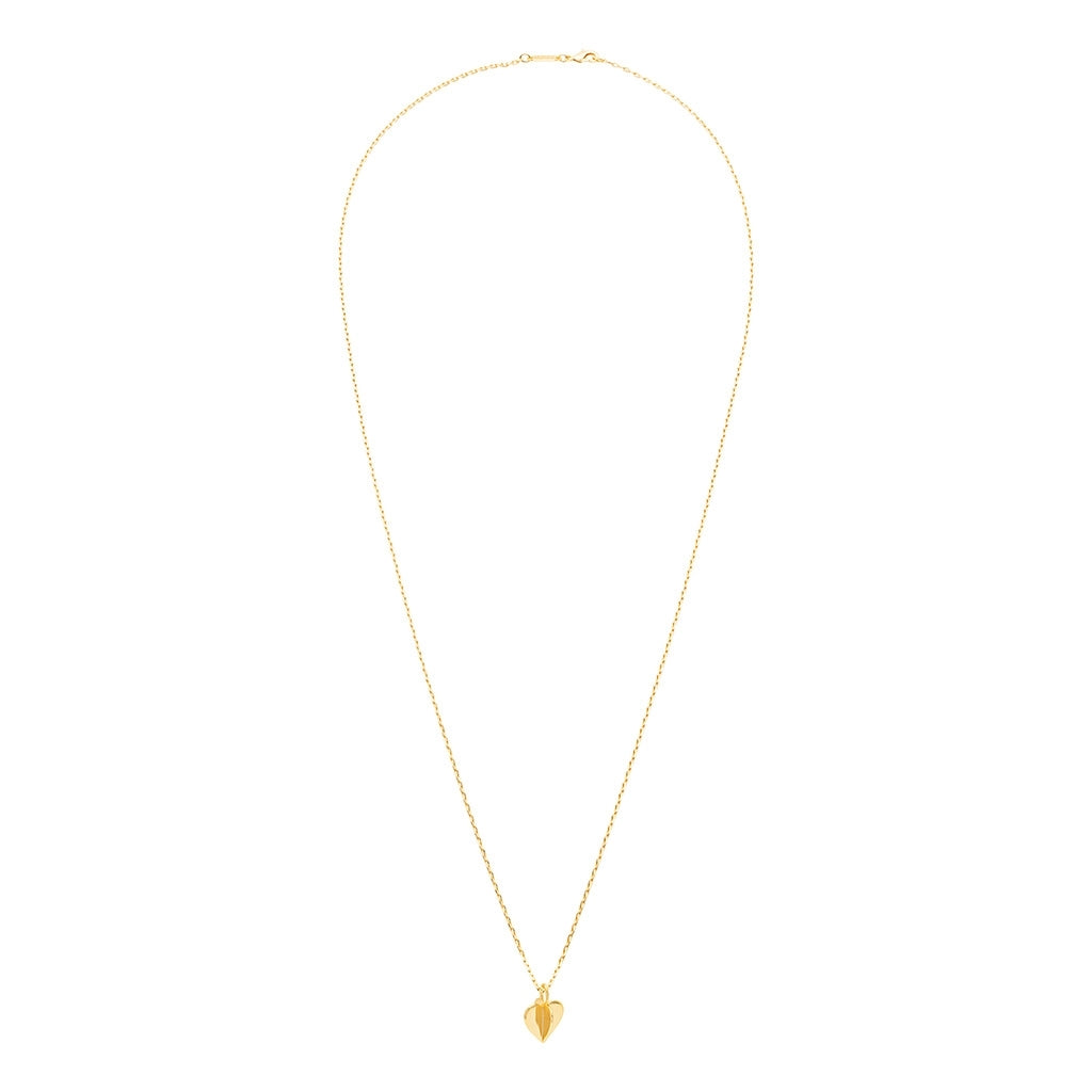LULU Copenhagen Lemon Heart Halskette Vergoldet Necklaces Vergoldet