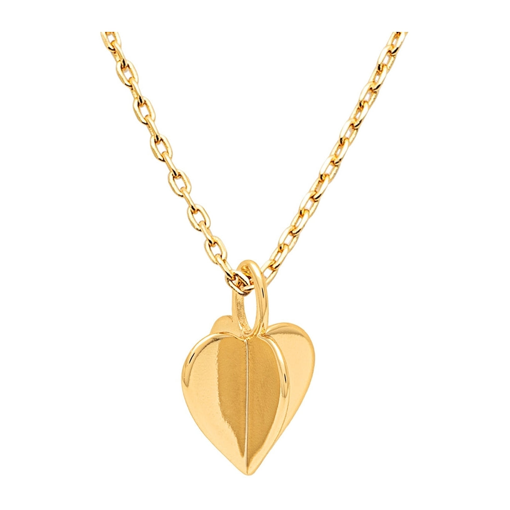 LULU Copenhagen Lemon Heart Halskette Vergoldet Necklaces Vergoldet