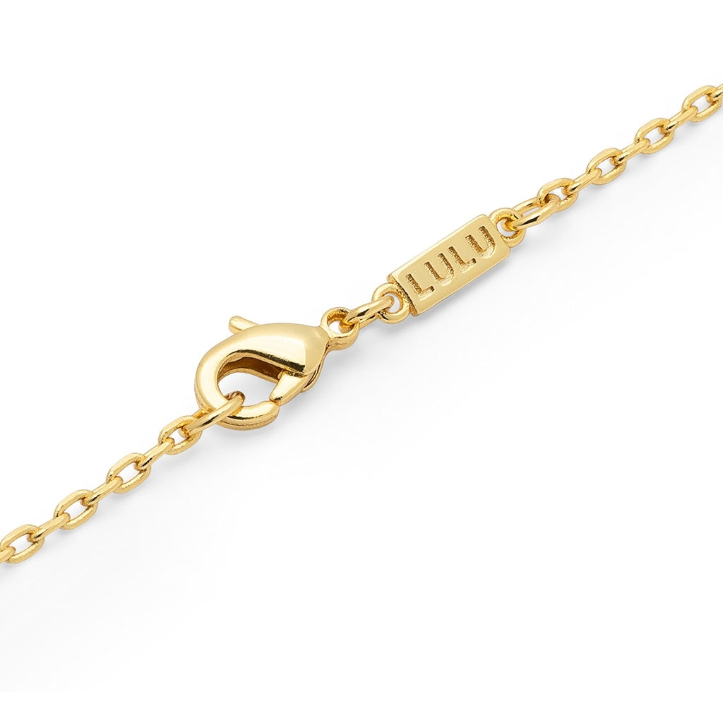LULU Copenhagen Lemon Heart Halskette Vergoldet Necklaces Vergoldet