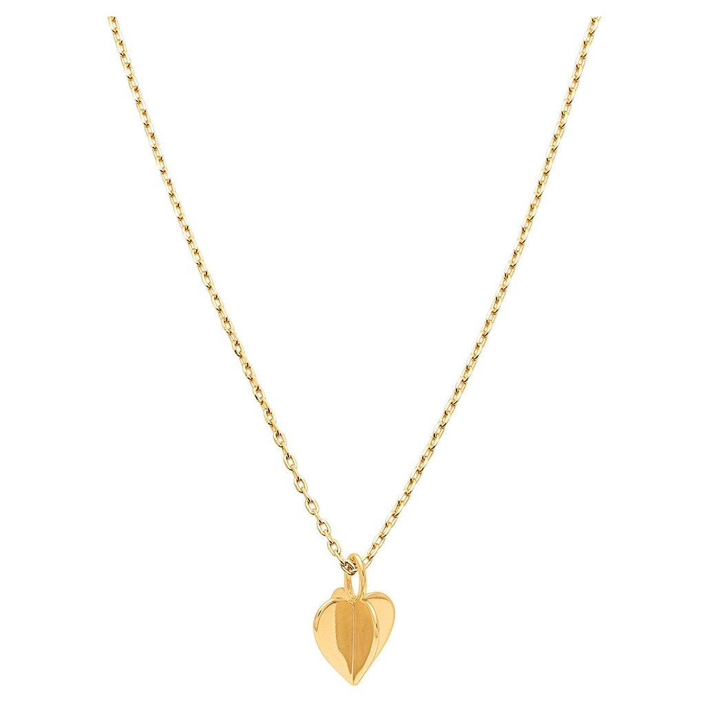LULU Copenhagen Lemon Heart Halskette Vergoldet Necklaces Vergoldet