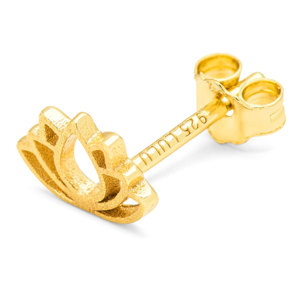 LULU Copenhagen Lotus Ohrring 1 stück Ear stud, 1 pcs Vergoldet