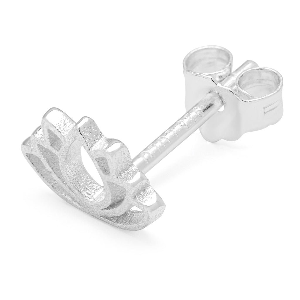 LULU Copenhagen Lotus Ohrring 1 stück Ear stud, 1 pcs Silber