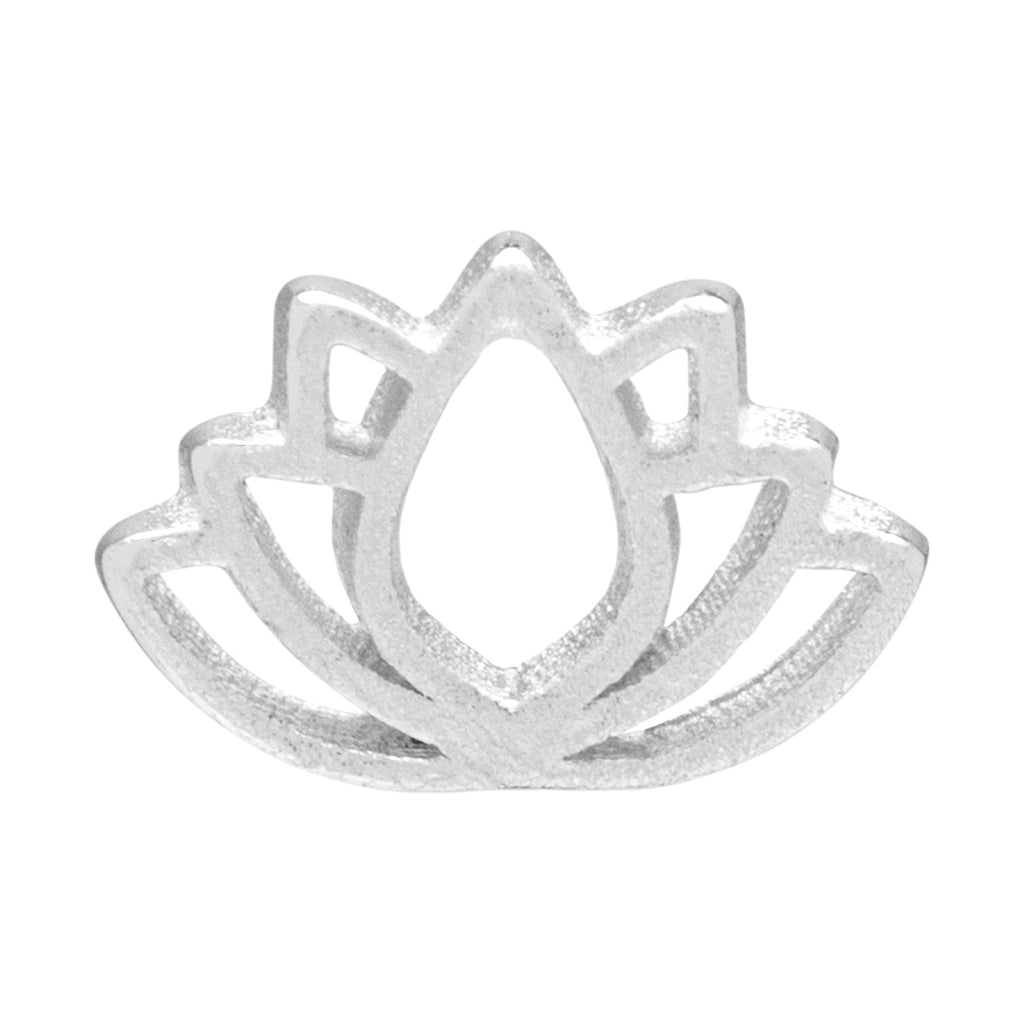 LULU Copenhagen Lotus Ohrring 1 stück Ear stud, 1 pcs Silber
