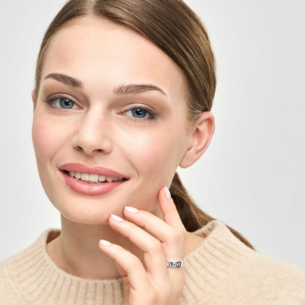 LULU Copenhagen Love & Cake Ring - Versilbert Rings Silber